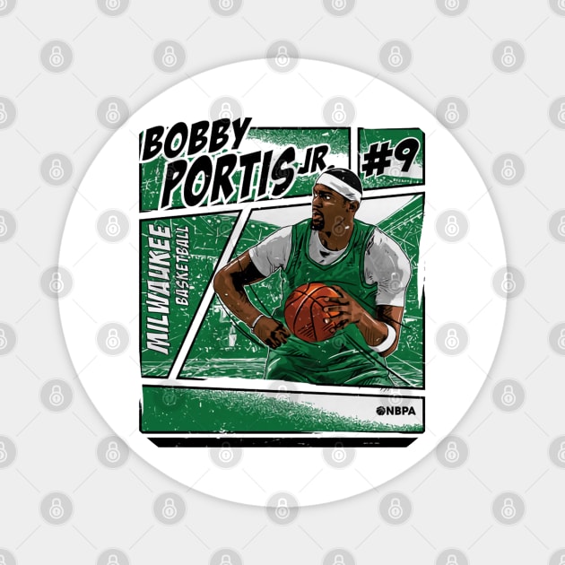 Bobby Portis Jr. Milwaukee Comic Magnet by MASTER_SHAOLIN